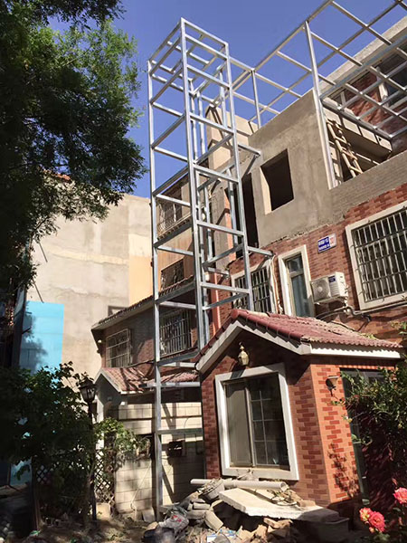 北京昌平都市芳園外掛鋼架井道圖3 北京昌平都市芳園外掛鋼架井道圖3