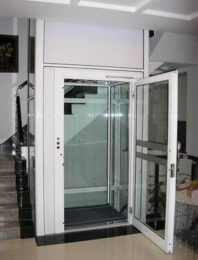 烤漆鋼架手拉門別墅電梯 烤漆鋼架手拉門別墅電梯